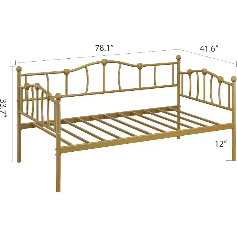 Canapé-lit double escamotable GUSTOWAVE avec cadre gigogne pour salon et chambre à coucher