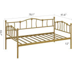 Canapé-lit double escamotable GUSTOWAVE avec cadre gigogne pour salon et chambre à coucher