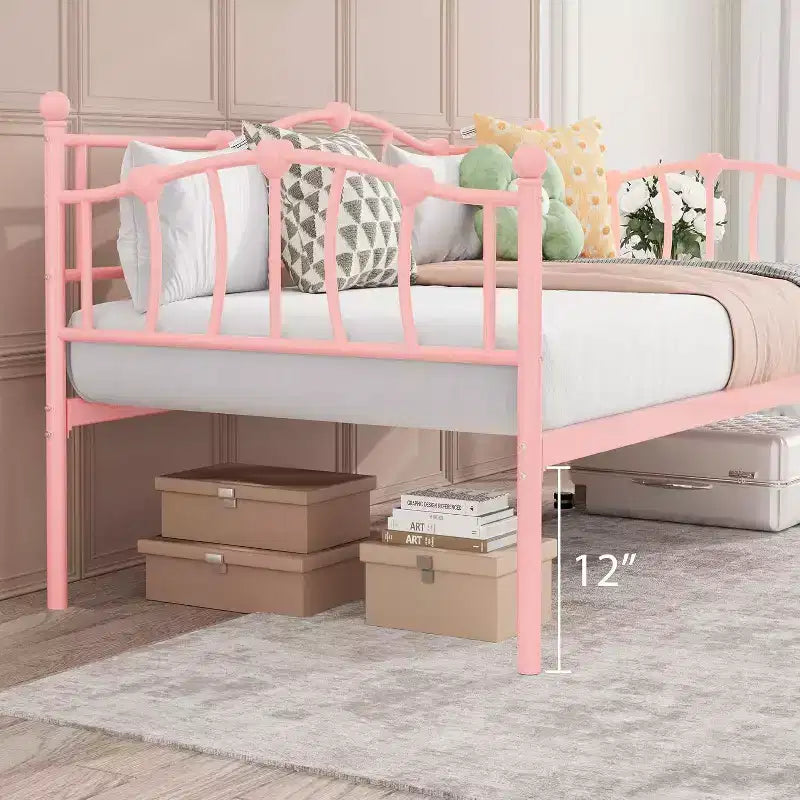 Canapé-lit double escamotable GUSTOWAVE avec cadre gigogne pour salon et chambre à coucher
