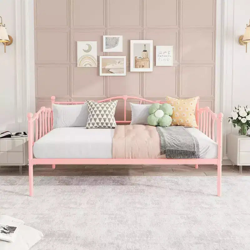 Canapé-lit double escamotable GUSTOWAVE avec cadre gigogne pour salon et chambre à coucher