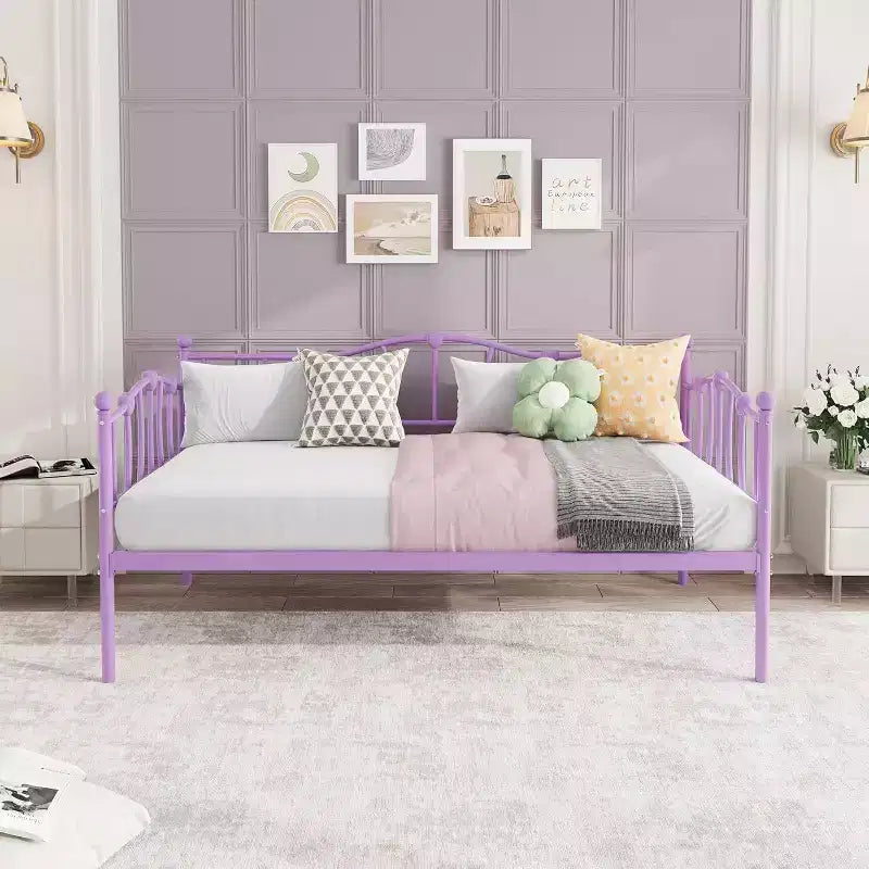 Canapé-lit double escamotable GUSTOWAVE avec cadre gigogne pour salon et chambre à coucher