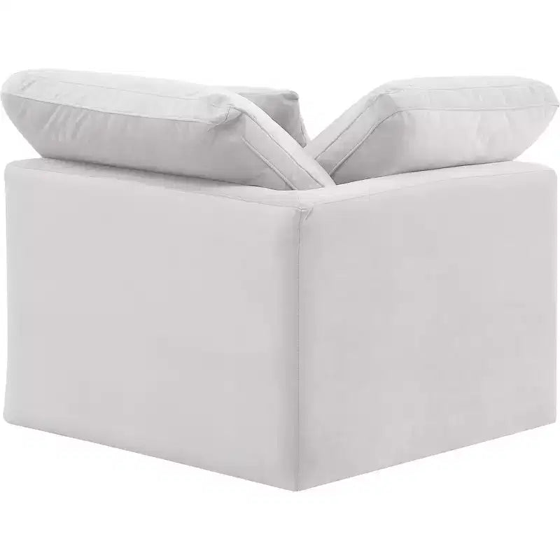 Fauteuil d'angle en velours Indulge Meridian Furniture