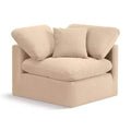 Meridian Furniture Indulge Velvet Corner Chair