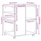 vidaXL Armoire de rangement Blanc Bois d'ingénierie Taille moyenne Élégant
