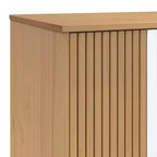 vidaXL Armoire Blanc et marron