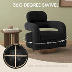 Fauteuil pivotant Sherpa large de 29 po