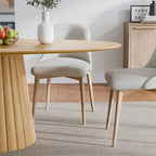 Table à manger ovale de 170 cm pour 6 personnes - 170x85x79 cm