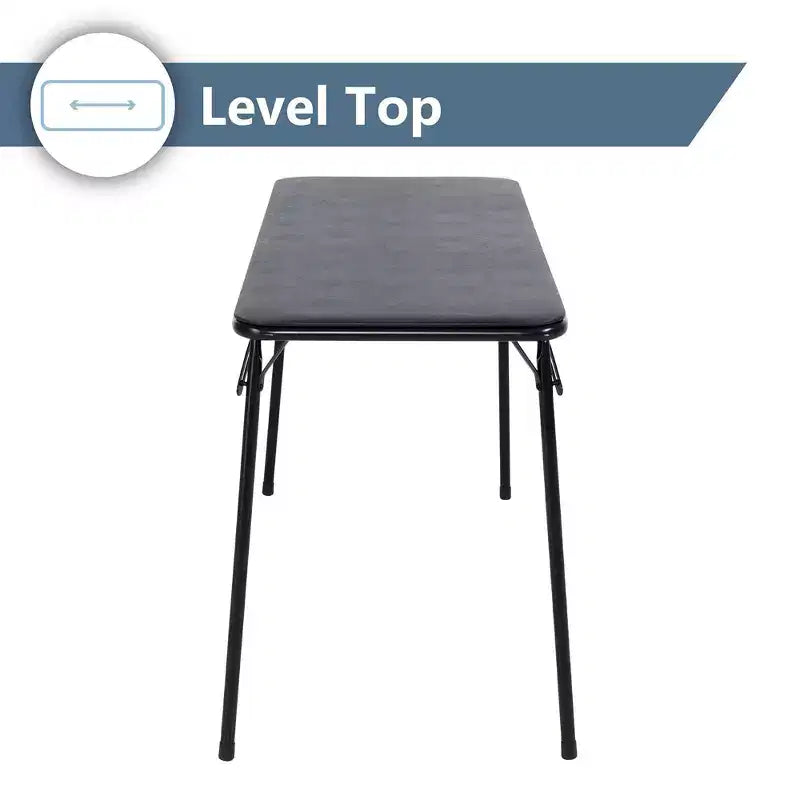 Table pliante Peakform 20 po x 48 po noire