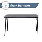 Table pliante Peakform 20 po x 48 po noire