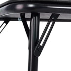 Table pliante Peakform 20 po x 48 po noire