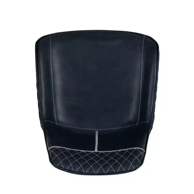 Tabouret de bar rembourré Linon Elder à hauteur de comptoir bleu