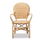 Chaises de salle à manger en rotin Genna Naturel/Marron - Bali & Paris