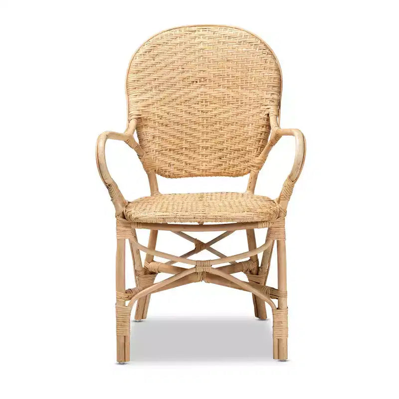 Chaises de salle à manger en rotin Genna Naturel/Marron - Bali & Paris