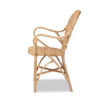 Chaises de salle à manger en rotin Genna Naturel/Marron - Bali & Paris