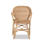 Chaises de salle à manger en rotin Genna Naturel/Marron - Bali & Paris