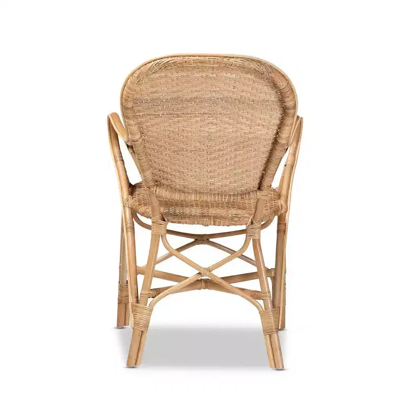 Chaises de salle à manger en rotin Genna Naturel/Marron - Bali & Paris