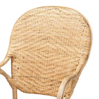 Chaises de salle à manger en rotin Genna Naturel/Marron - Bali & Paris