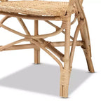 Chaises de salle à manger en rotin Genna Naturel/Marron - Bali & Paris