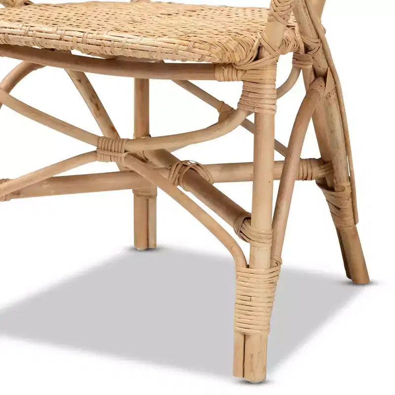 Chaises de salle à manger en rotin Genna Naturel/Marron - Bali & Paris