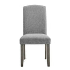 Lot de 2 chaises d'appoint Emily 19 po, blanc/gris - Steve Silver Co.