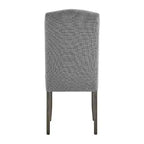Lot de 2 chaises d'appoint Emily 19 po, blanc/gris - Steve Silver Co.