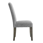 Lot de 2 chaises d'appoint Emily 19 po, blanc/gris - Steve Silver Co.