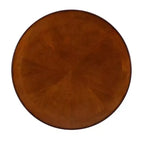 Table à manger ronde Carter en métal et merisier - Powell