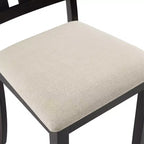Ensemble de salle à manger extensible 6 pièces Hayden avec banc et 4 chaises à dossier ajouré Ardoise - Crosley