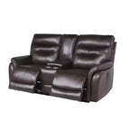 Fortuna Power Recliner Console Loveseat - Steve Silver Co. : USB Port, Center Storage