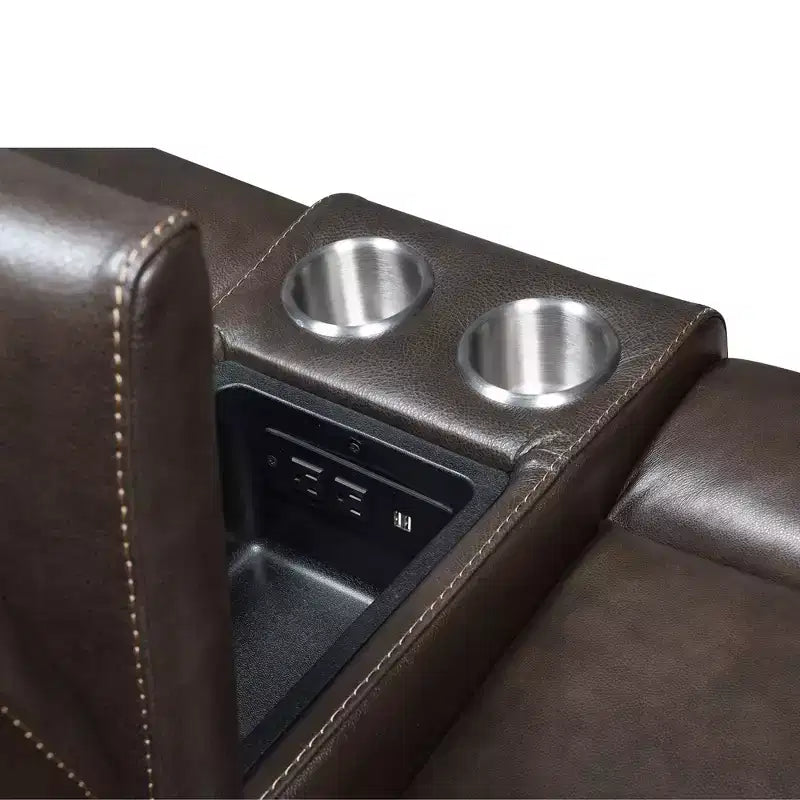 Causeuse Inclinable Électrique Fortuna - Steve Silver Co. : Port USB, Rangement Central