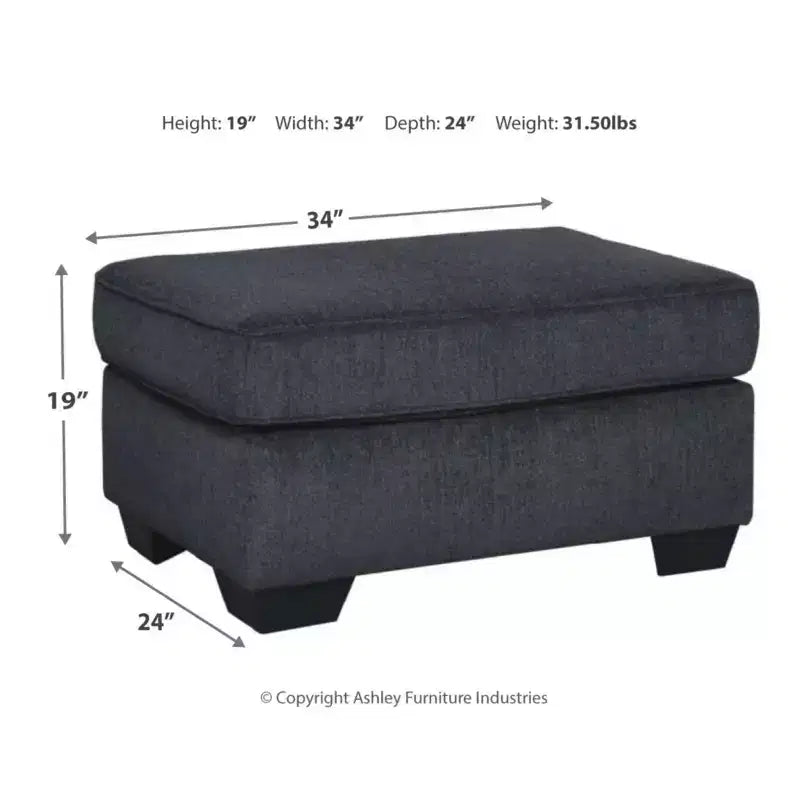 Pouf Altari Ardoise - Signature Design by Ashley