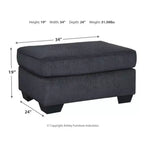 Pouf Altari Ardoise - Signature Design by Ashley