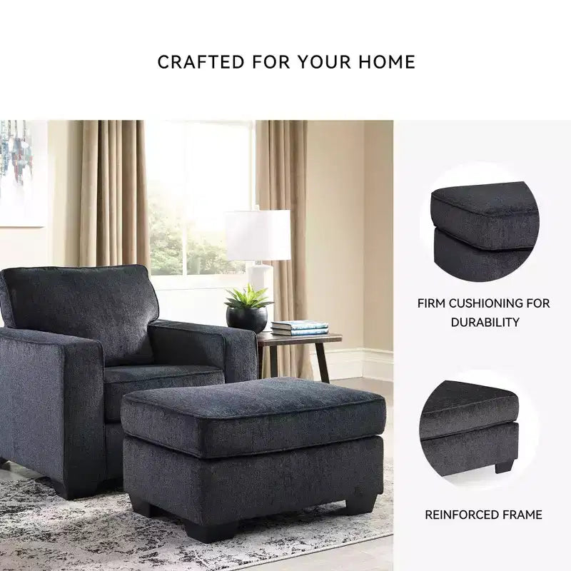 Pouf Altari Ardoise - Signature Design by Ashley