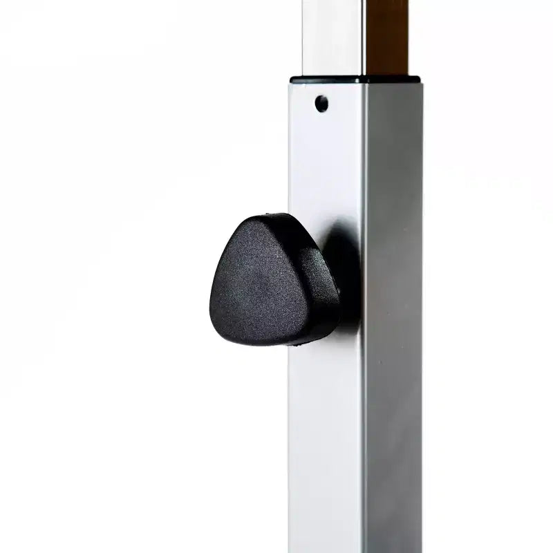 Table d'appoint mobile de 60 cm réglable en hauteur, avec plateau relevable, coloris noyer - Seville Classics : Support d'ordinateur portable pour lit d'hôpital