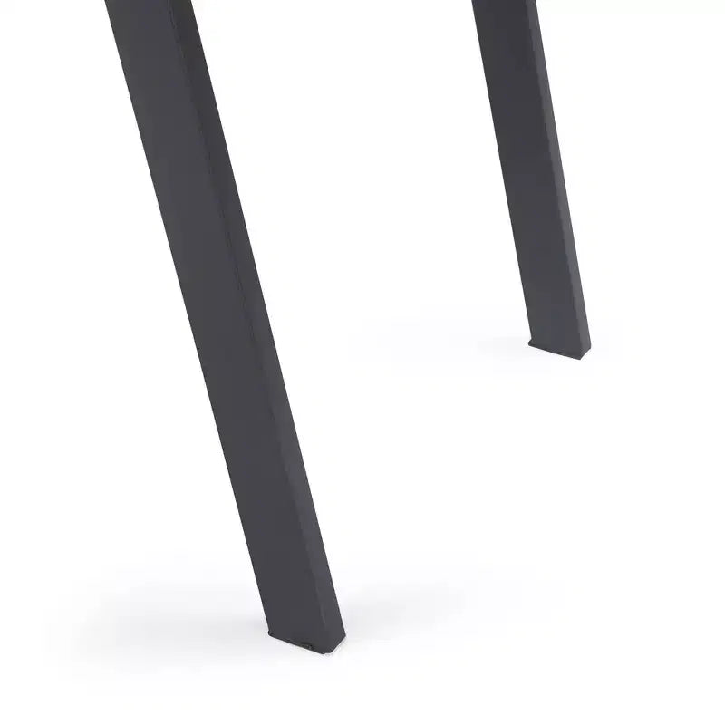 Étagère industrielle Morris à cadre en A 67" Naturel/Noir - Finch : Cadre en métal, 3 tablettes