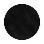 Table Basse Ronde Sylvie Chêne/Métal Noir - Armen Living