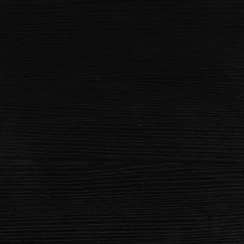 Table basse bicolore en bois chêne brun/noir - Baxton Studio : Design industriel carré, étagère ouverte, tiroir, salon