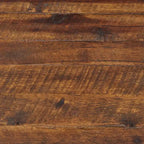 Table basse rustique en bois Claremont et 2 tables d'appoint noires – Alaterre Furniture : ensemble 3 pièces avec étagère et tiroirs