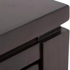 Table d'appoint Normandie Acajou Brun Foncé - WyndenHall