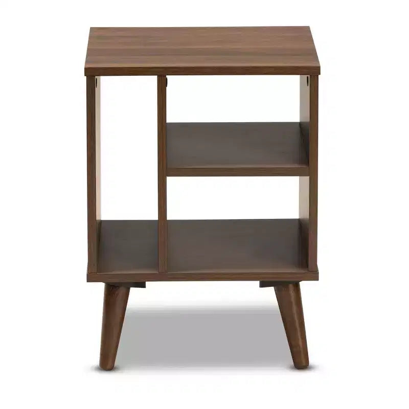 Table d'appoint Sami en noyer - Baxton Studio