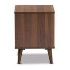 Table d'appoint Sami en noyer - Baxton Studio