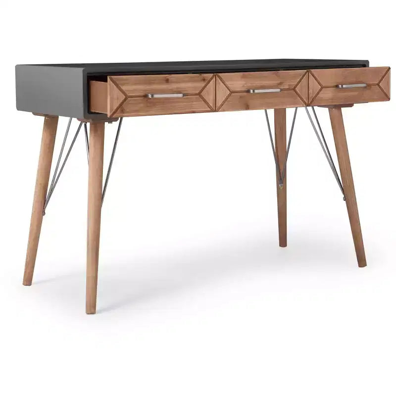 Table console de bureau Friedman grise - Finch