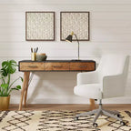 Table console de bureau Friedman grise - Finch
