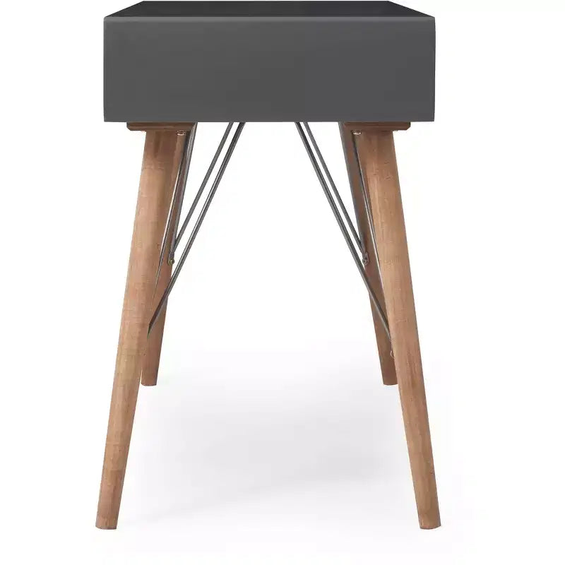Table console de bureau Friedman grise - Finch