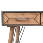 Table console de bureau Friedman grise - Finch