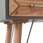 Table console de bureau Friedman grise - Finch