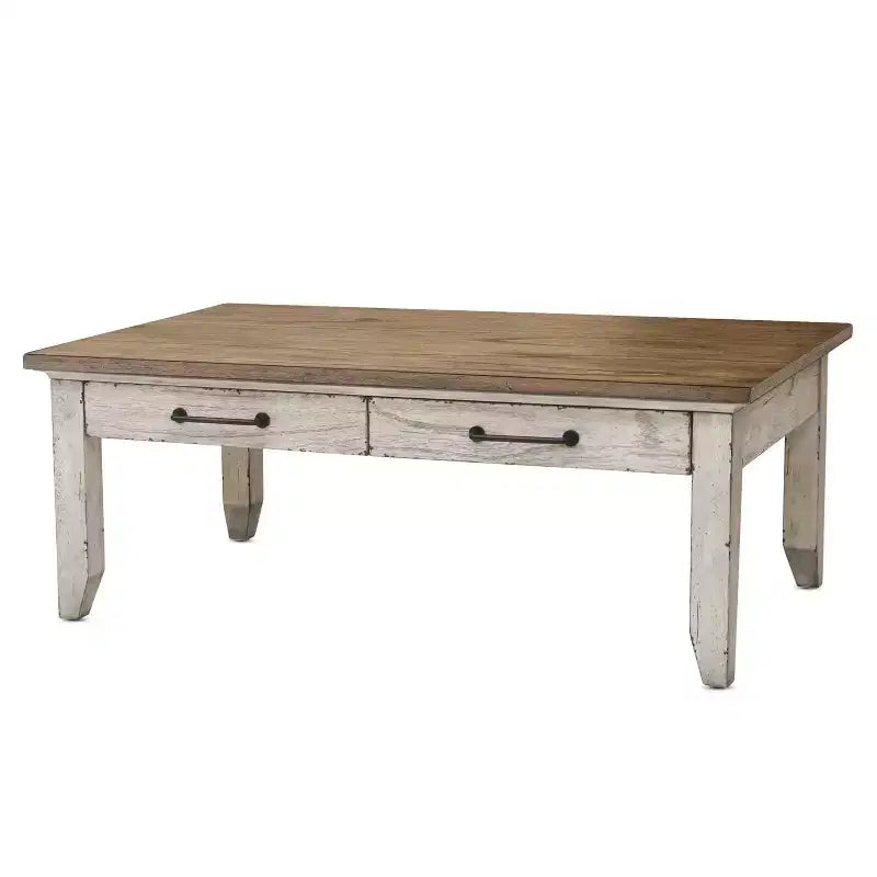 Table basse Bear Creek Ivoire/Brun clair - Steve Silver Co.