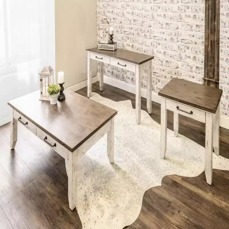 Table basse Bear Creek Ivoire/Brun clair - Steve Silver Co.