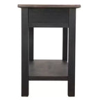 Table basse/de console Tyler Creek gris-brun/noir – Signature Design by Ashley : moderne du milieu du siècle avec étagère ouverte, tiroir de rangement