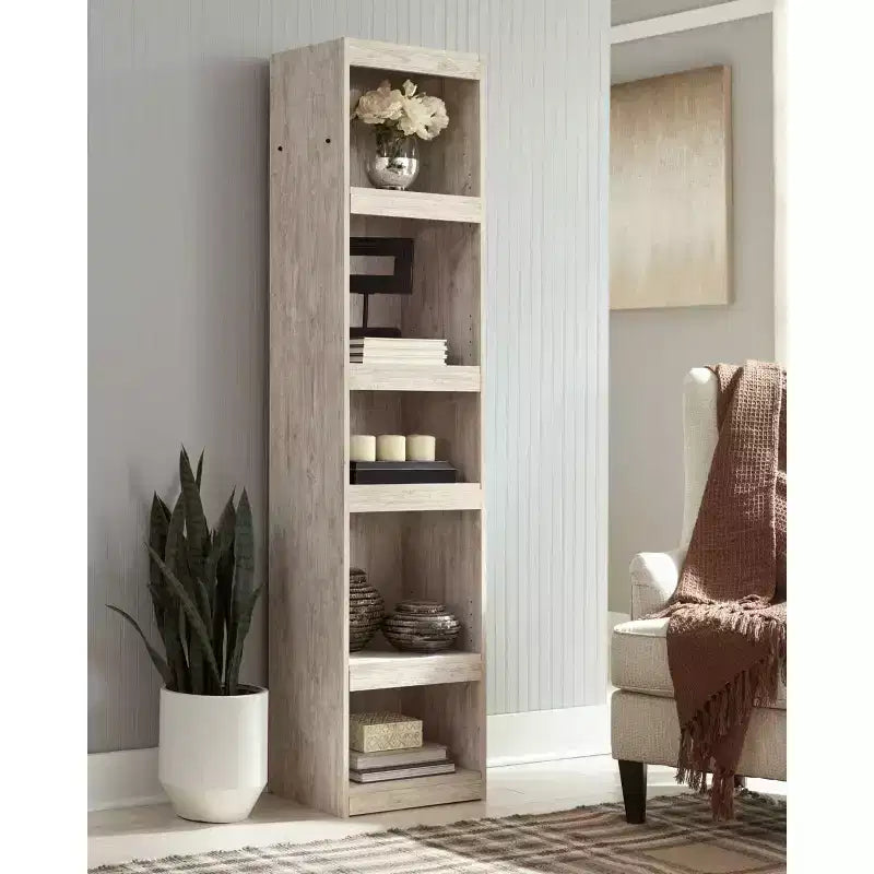 Étagère Willowton Pier Whitewash - Signature Design by Ashley : Style échelle à 4 niveaux, Composite de bois, Quincaillerie en métal